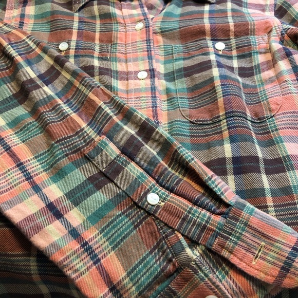 Ralph Lauren Lauren Jeans Co. Petite Medium long sleeve button up shirt - Picture 10 of 12